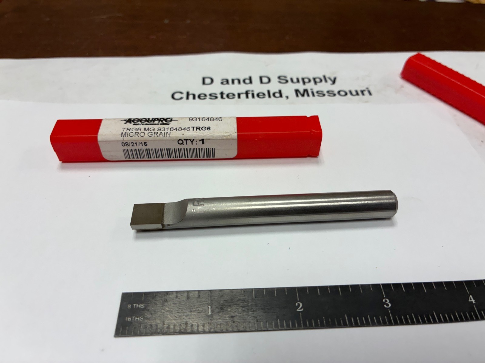 Accupro ACC-TRG6, 3/8" Min Bore, x 1-3/4"Max Depth, 3/8 Shank, Boring Bar