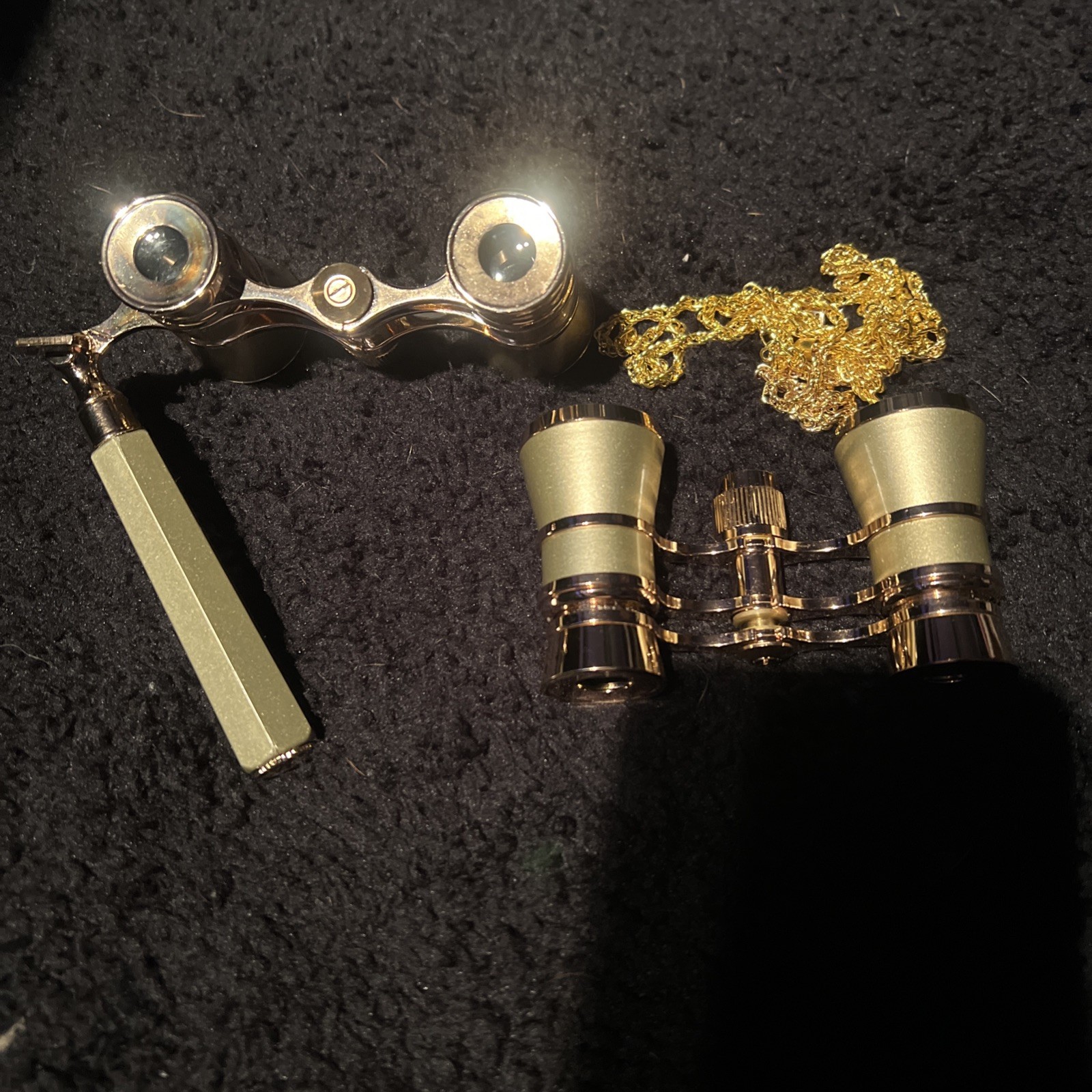 2 Pairs of 3x25 Compact Opera Binoculars–Lightweight Theater Glasses Excellent!
