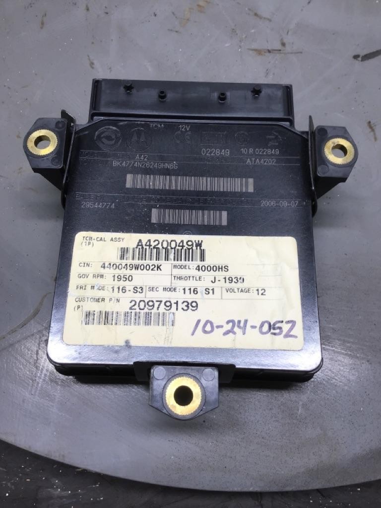 Replaces 2007 ALLISON 4000HS TRANSMISSION CONTROL MODULE (TCM) ,  OH