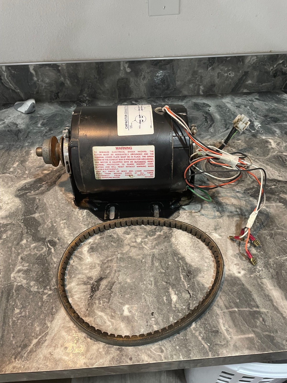 Taylor 161 Beater Motor 0.5 HP 1-Phase 208-230V #055097-27 Untested