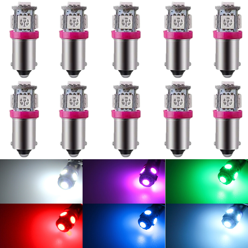10X 1893 Miniature Light Bulb Gauge Cluster Instrument Panel 12v T-3.25 BA9S Lot