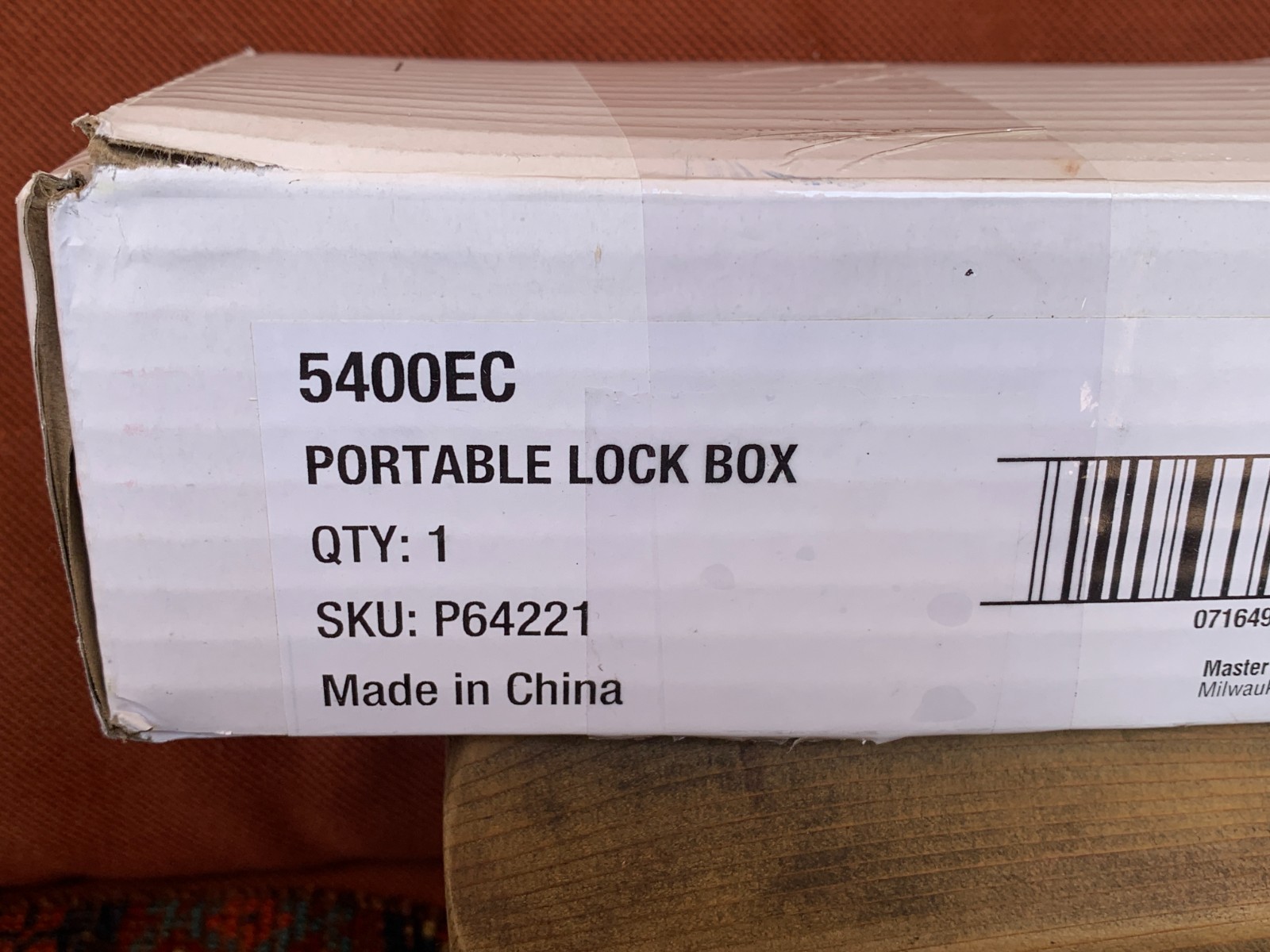 Master Lock 5400EC Portable Lock Box Brand New / Factory Packaging