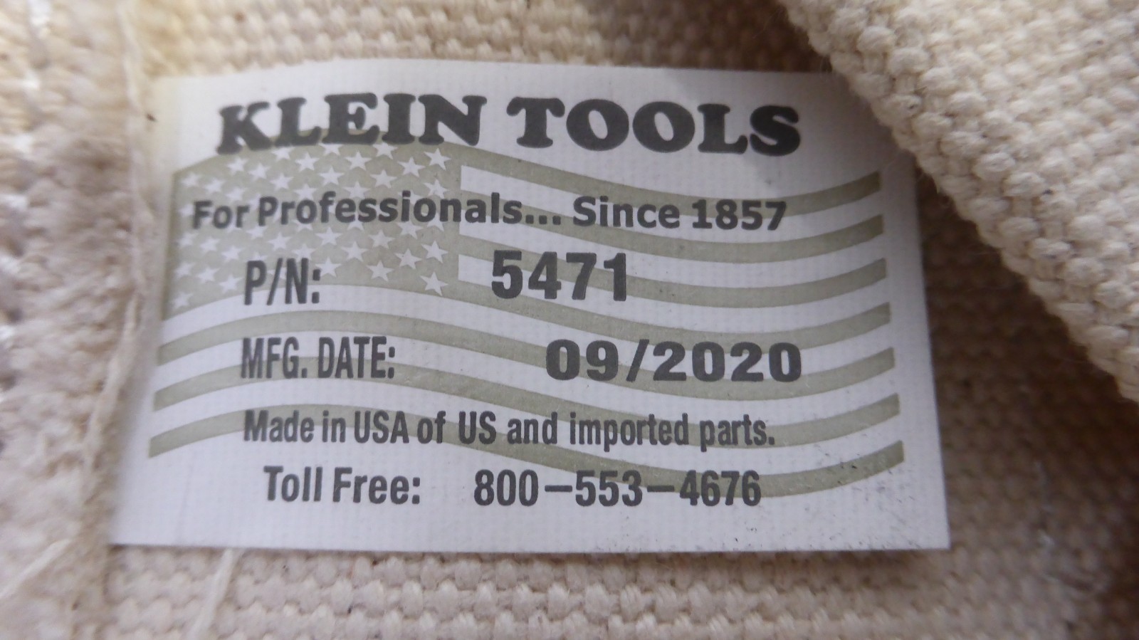 Klein Tools Electrode Bag 5471