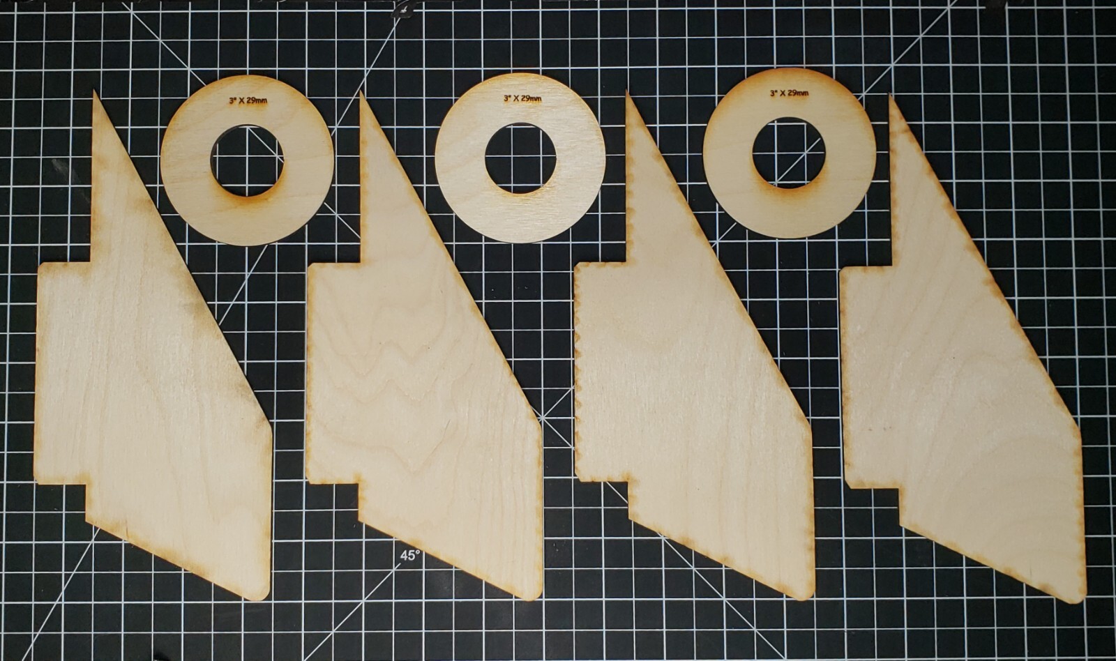 Estes Pro Series II Leviathan Fin And Centering Ring Set