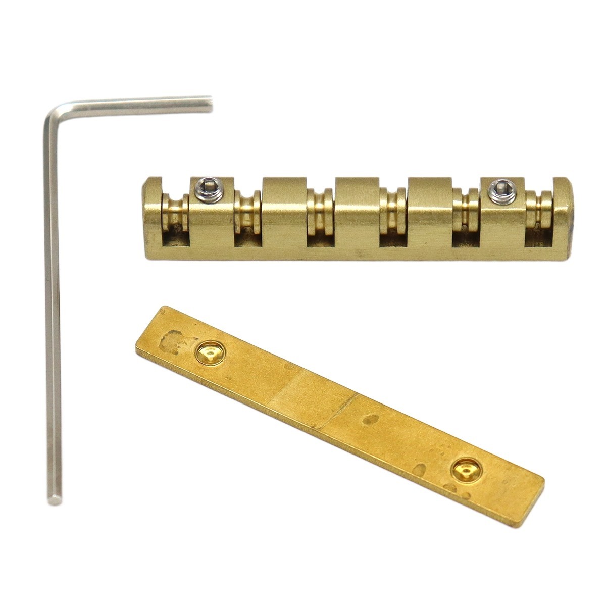 6 String Roller Guitar Nut 42mm Split Regulation Adjustable Height Brass Nut