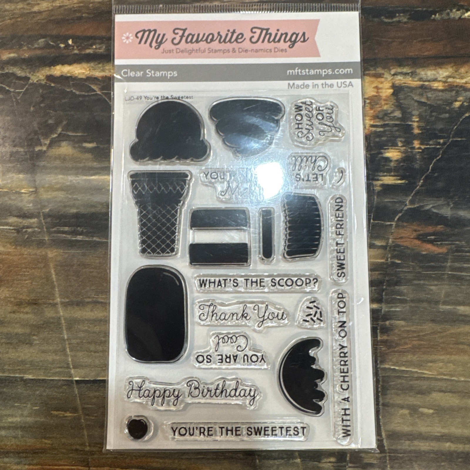 My Favorite Things You’re The Sweetest Stamps And Dies Set Never Been Used