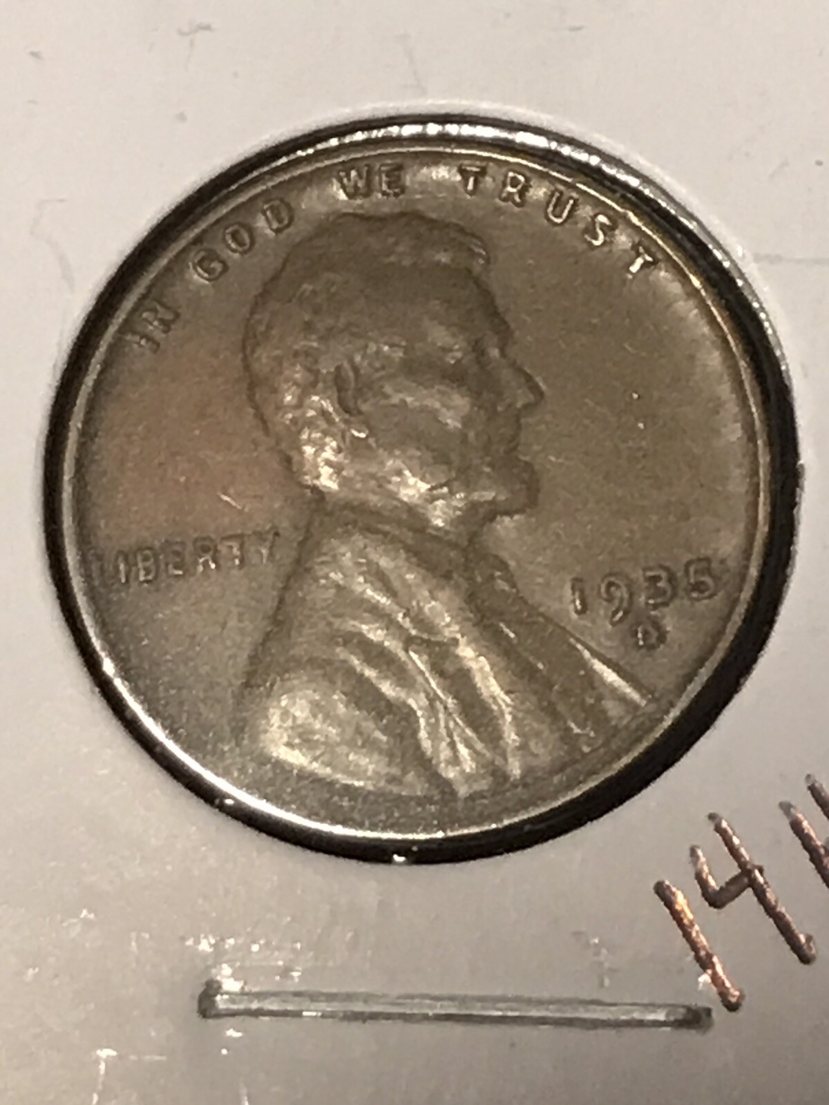 1935-D Lincoln Cent    Higher Grade   Item 14-H