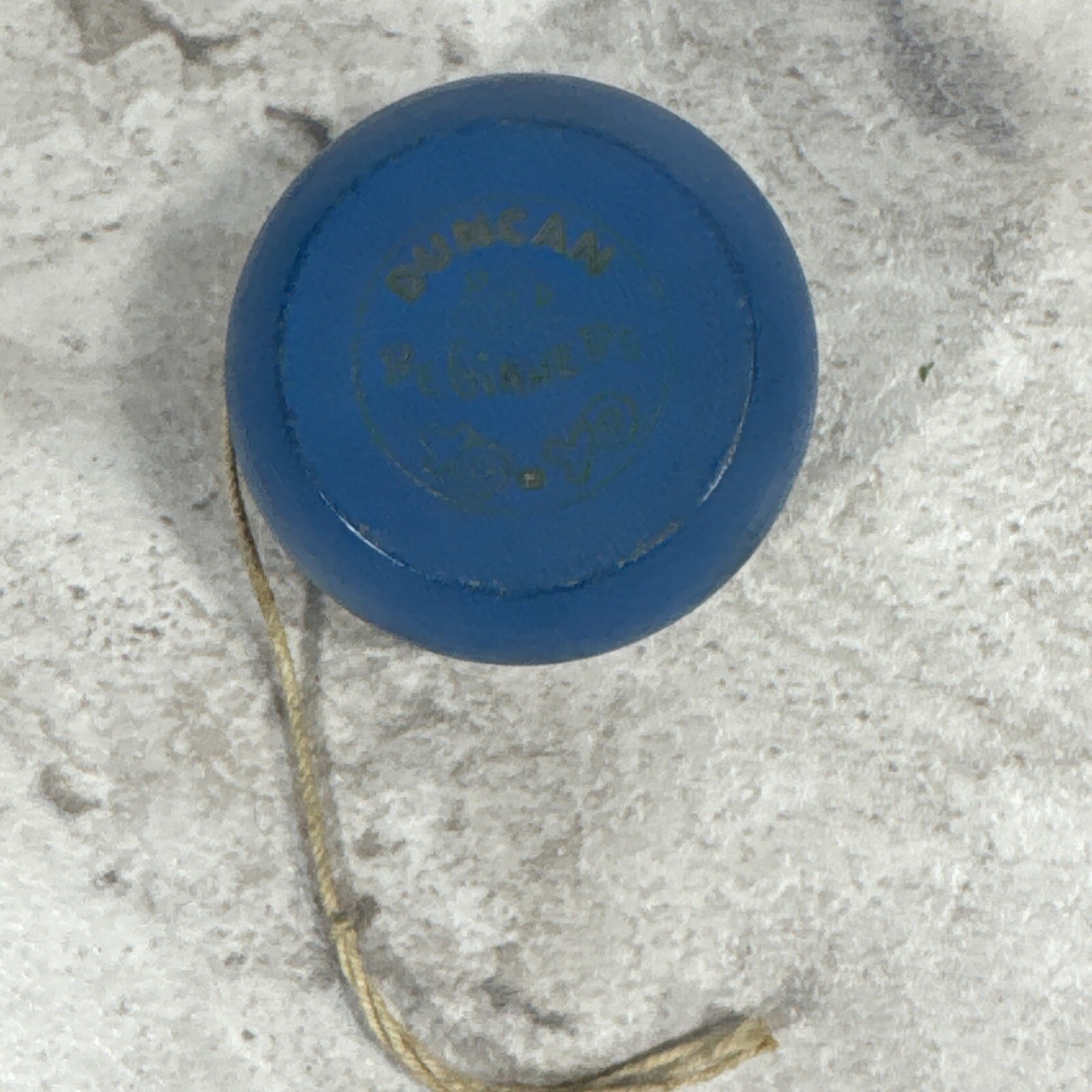 Duncan Wood Yo-Yo Genuine Beginner Blue & Black Wood Yo-Yo