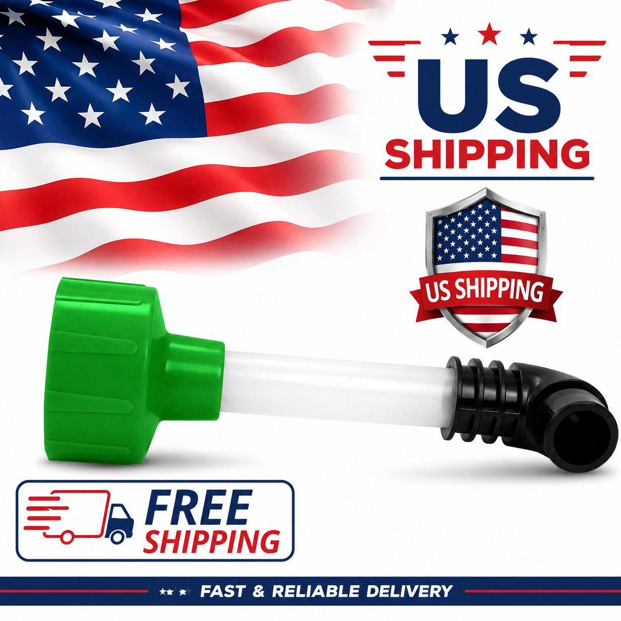 AC Drain Line Cleaner Adapter HVAC Condensate Drain Unclog Tool 1" Connector