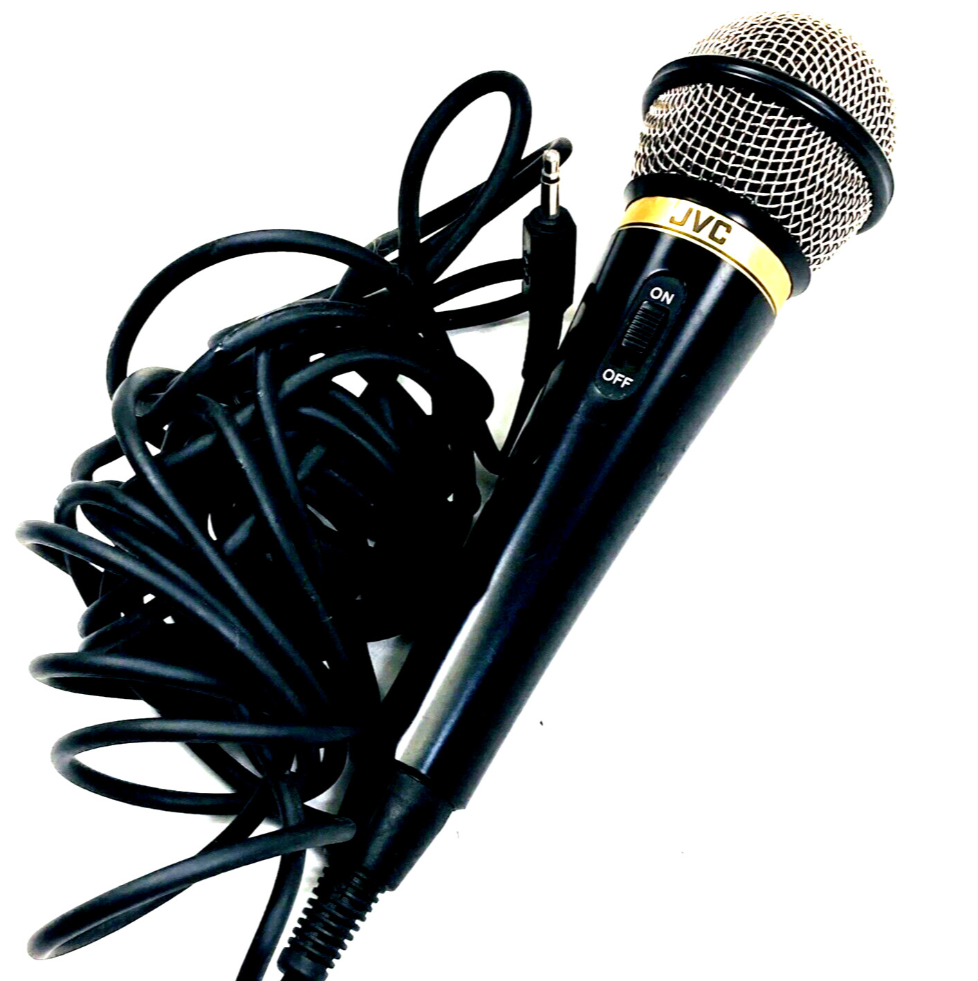JVC MV-58 Vtg Microphone Wired 8.5 inch DJ Karaoke 202 inch Cord Black Japan