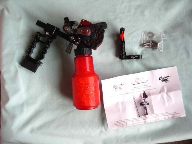 CAJUN BOWFISHING WINCH PRO REEL w/BRUSH FIRE REST-NEW OPEN BOX-NO ARROWS