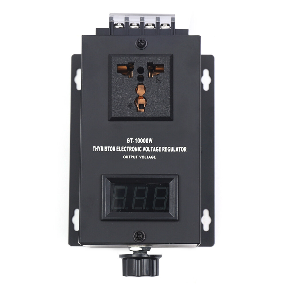 SCR Voltage Regulator 10000W, AC 110V Variable Voltage & Speed Control