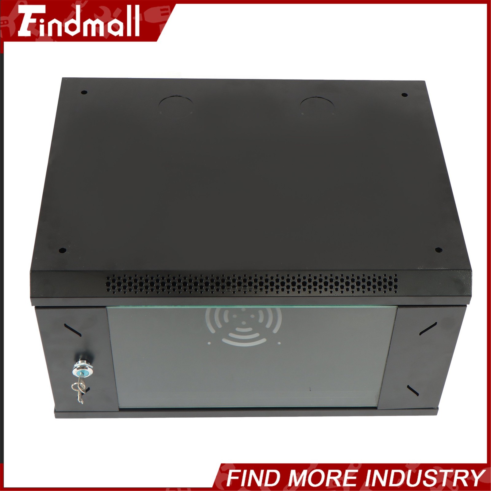 Findmall 6U Wall Mount Network Server Rack Cabinet Enclosure 15.5'' Deep