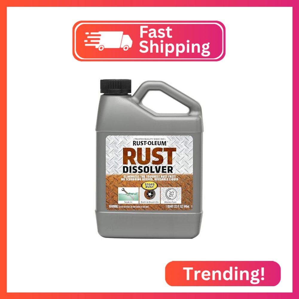 Rust-Oleum Rust Dissolver Soak & Bath | Heavy-Duty Corrosion Remover for Metal T