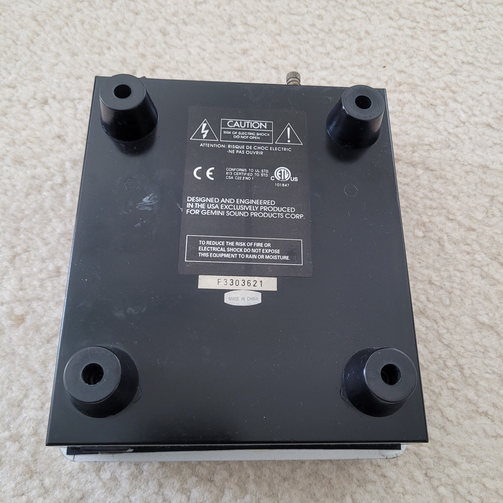 Gemini PMX-250 Stereo/DJ Mixer, Two Channel, Used & Untested.