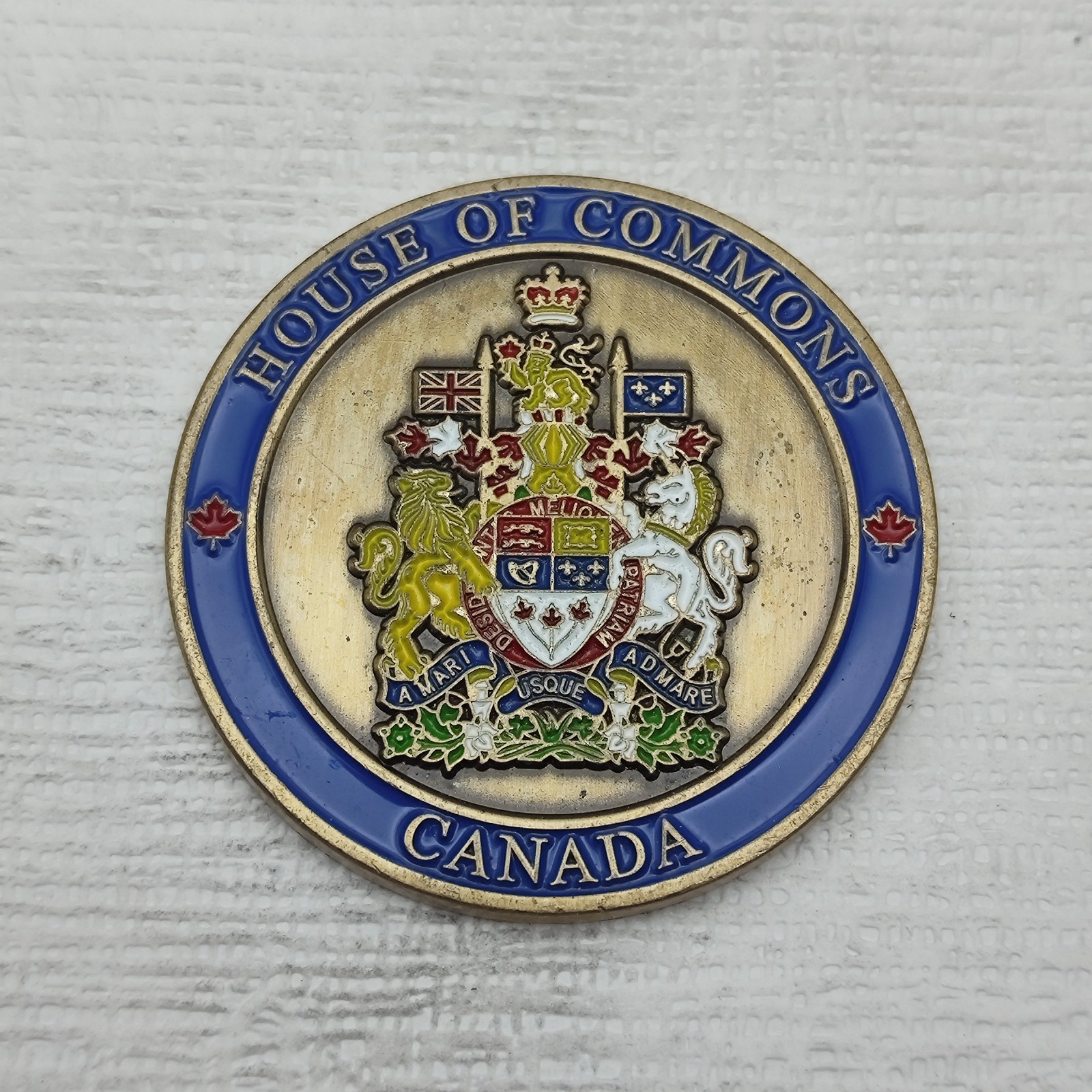 Canada House of Commons MP Lavar Payne Challenge Coin