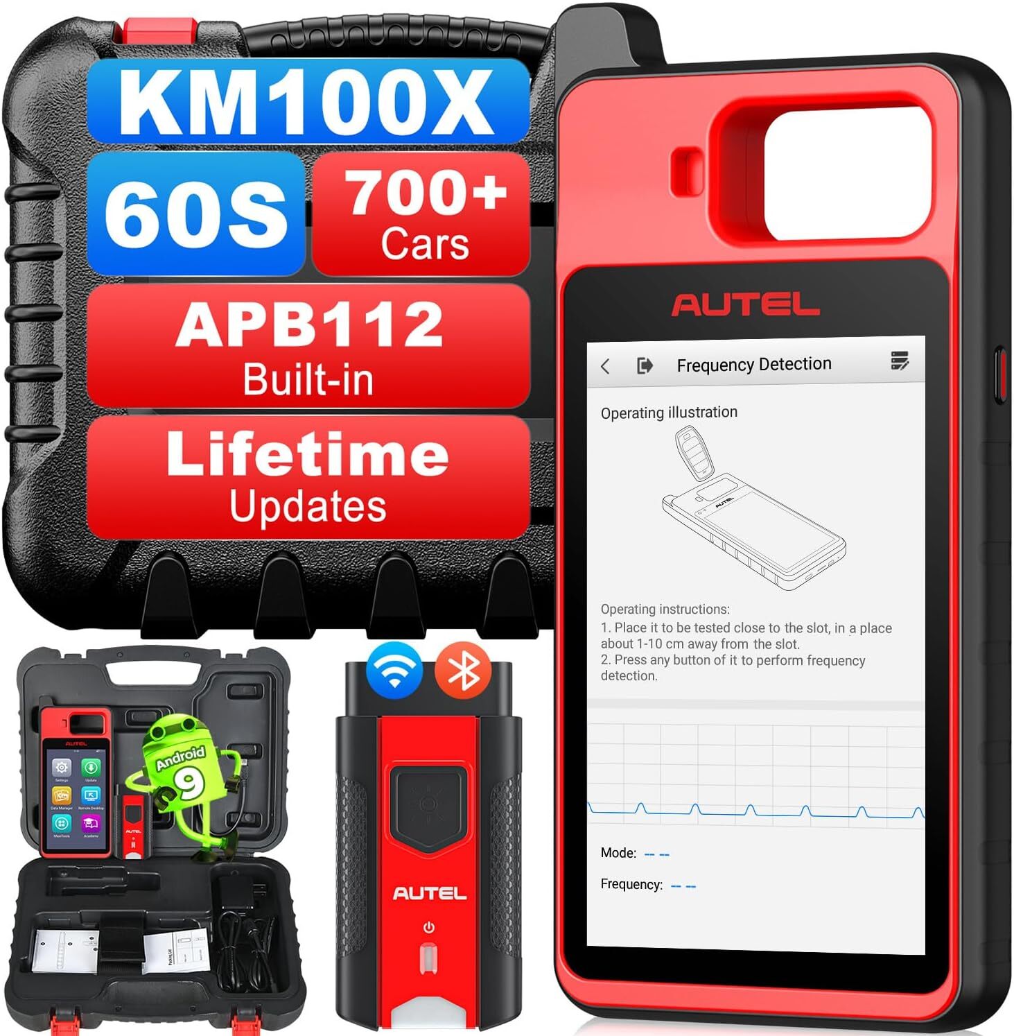 2026 Autel MaxiIM KM100 Key F0B PR0GRAMMING Tool 60s Key Generation Immobilizer