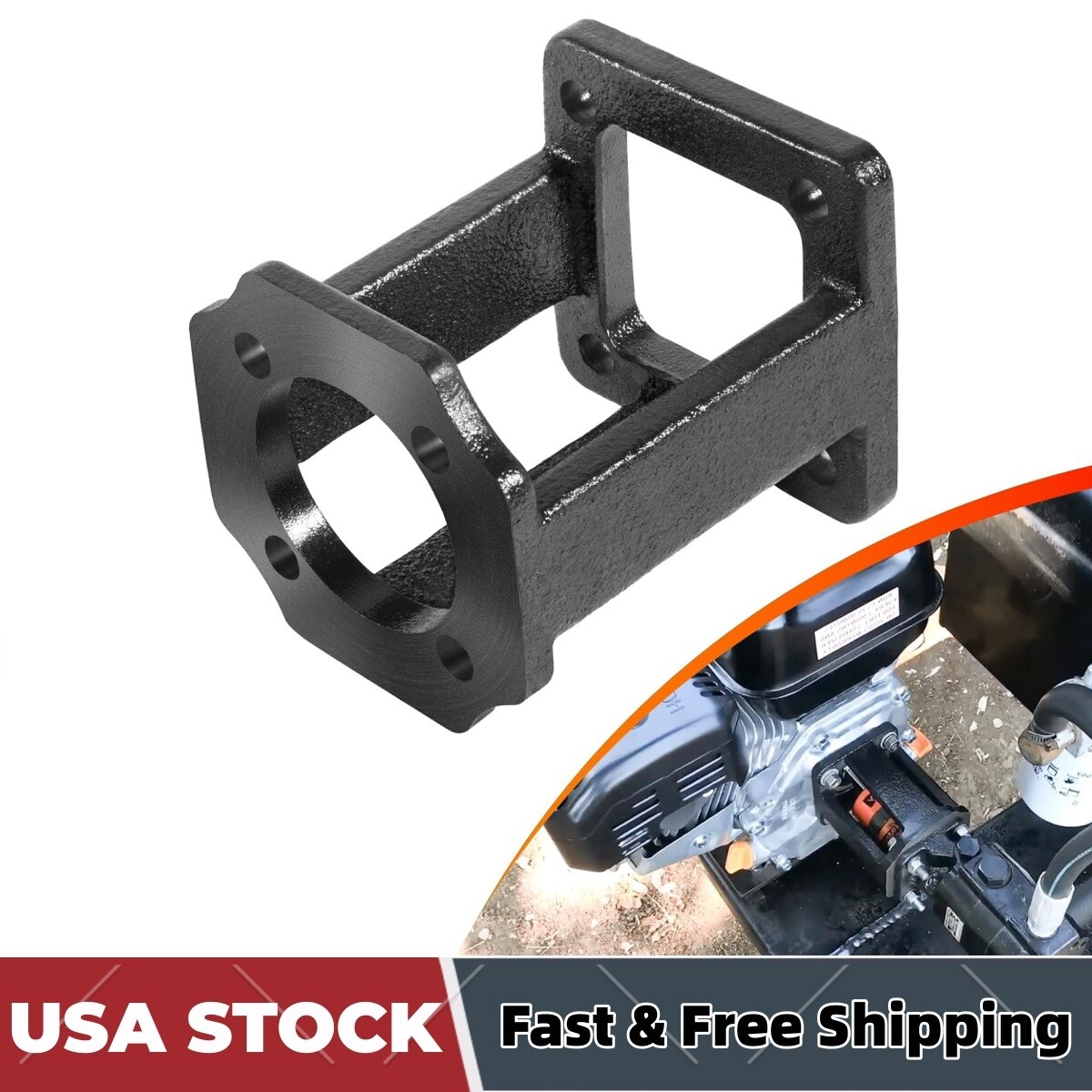 Log Splitter Brackets Log Splitter Hydraulic Pump Mount for 5-7 Hp Engines