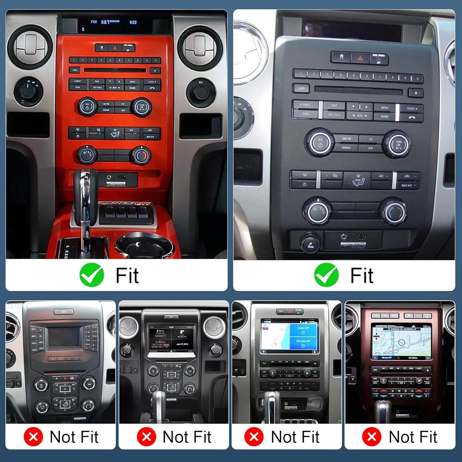 Carplay For Ford F150 2009 2010-2014 Android 14 Car Stereo Radio GPS NAVI +CAM