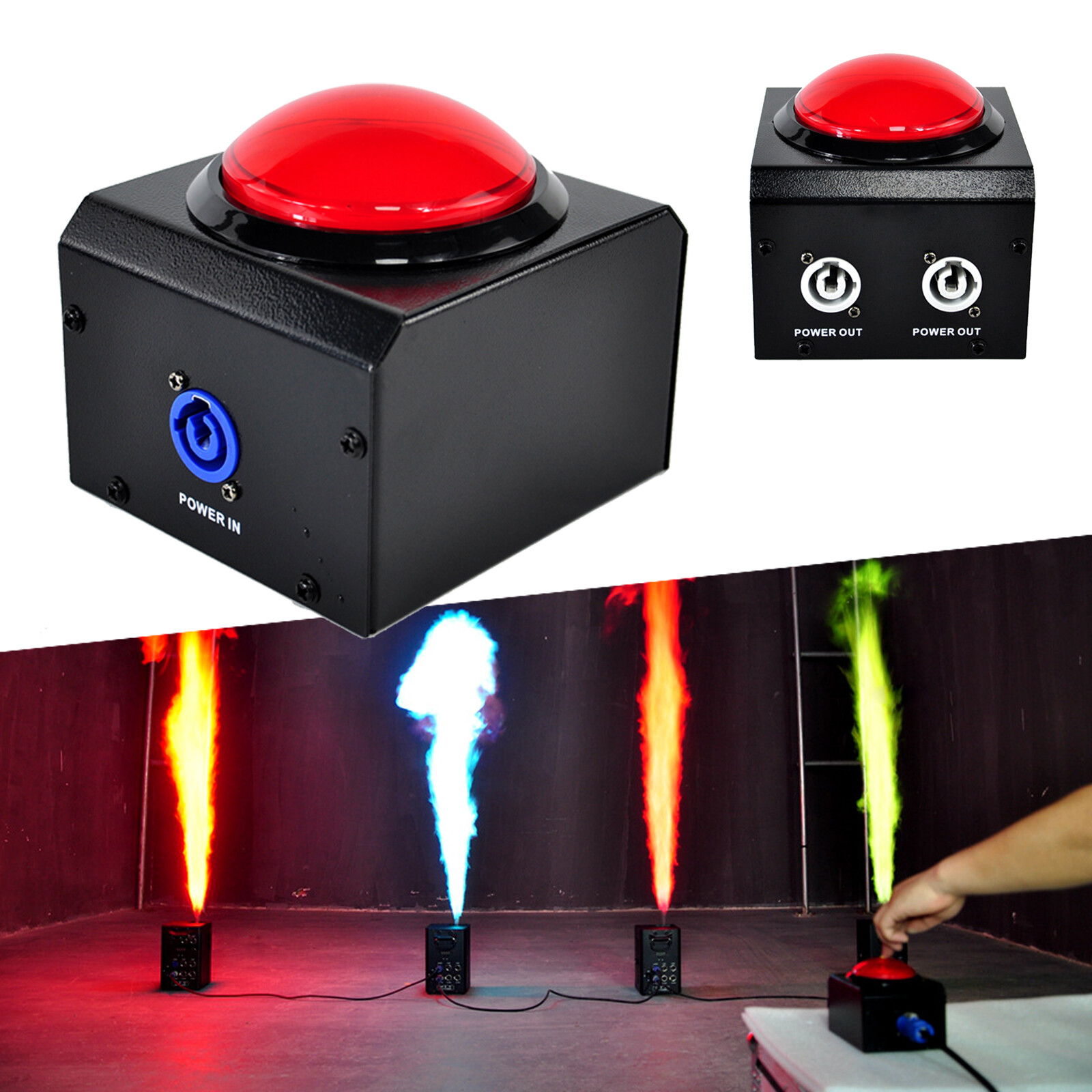 Manual Press Controller FOR Flame Spraying Projector Fire Effect DJ StageMachine