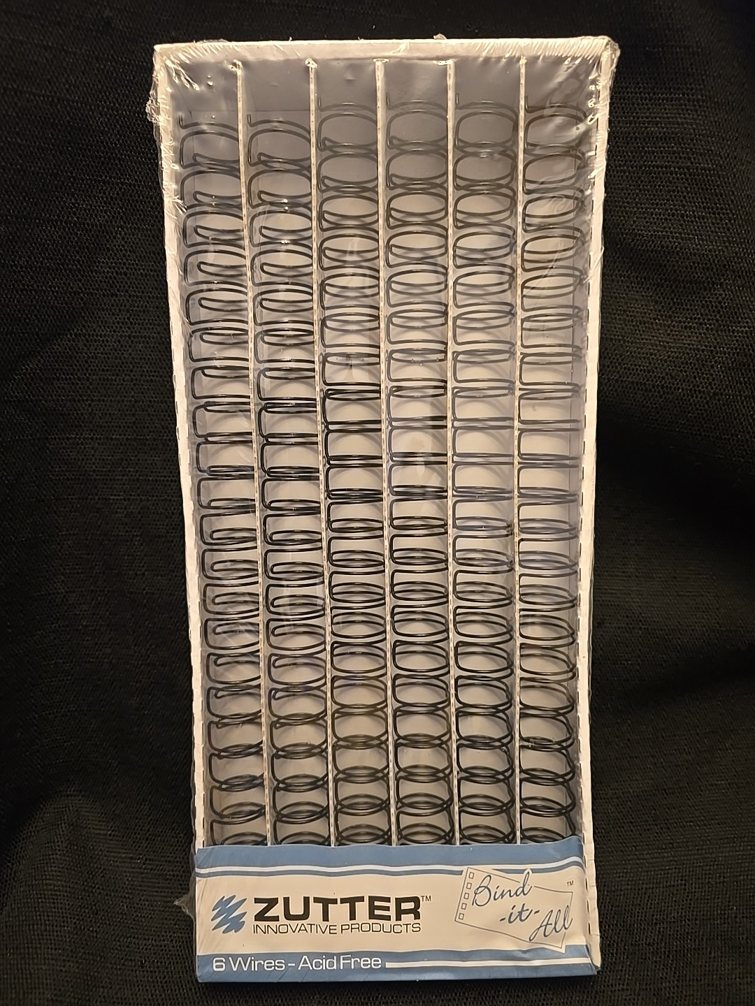 Zutter Binder Wire - Set of 6 "  new - 3/4 Black 2653