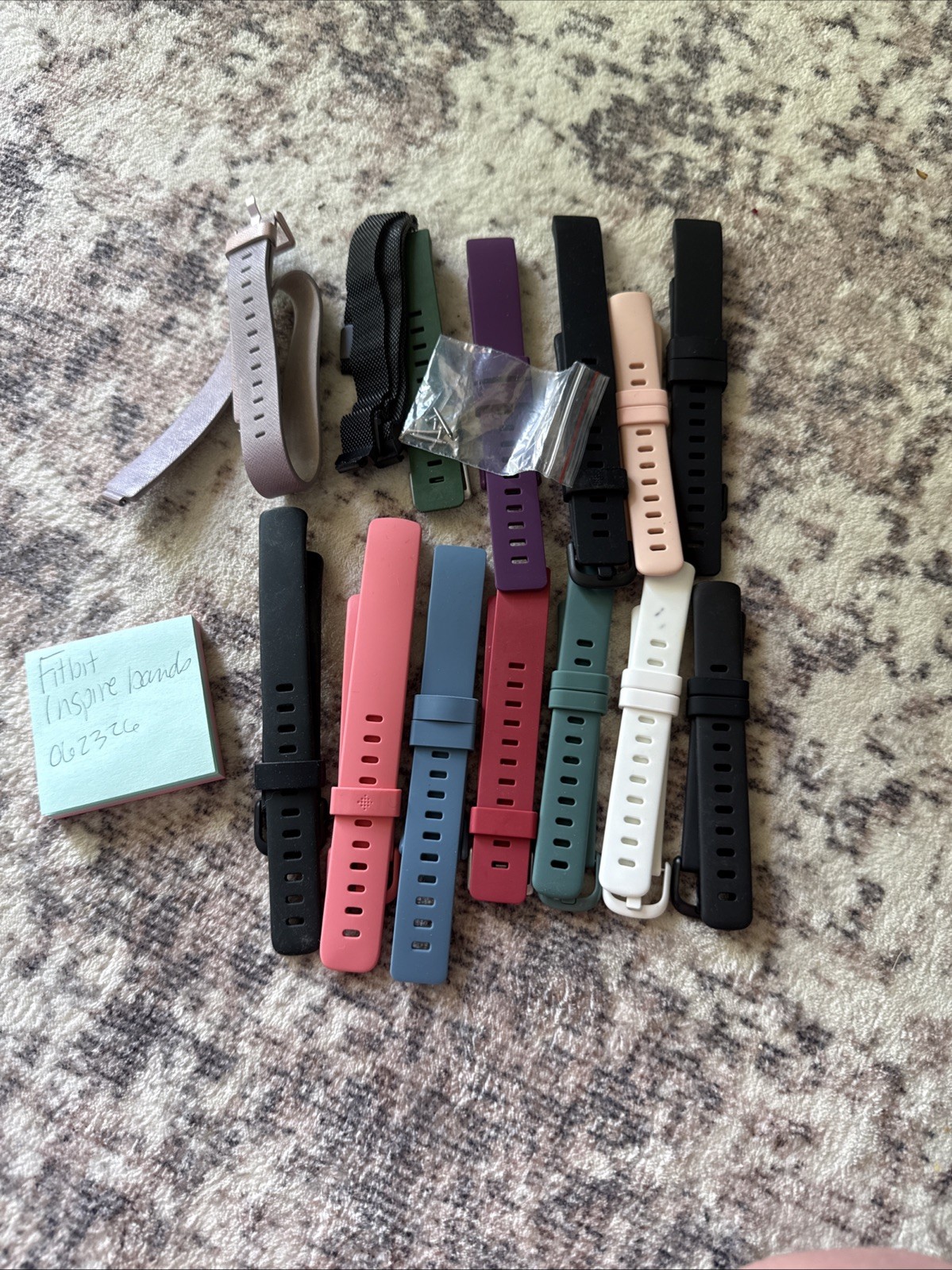 Large Lot Of Fitbit Inspire Compatible Bands Small And Large