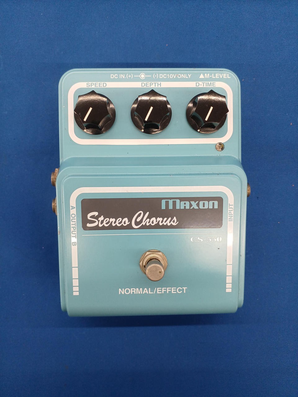 Maxon CS-550 Chorus Guitar Effects Pedal Used