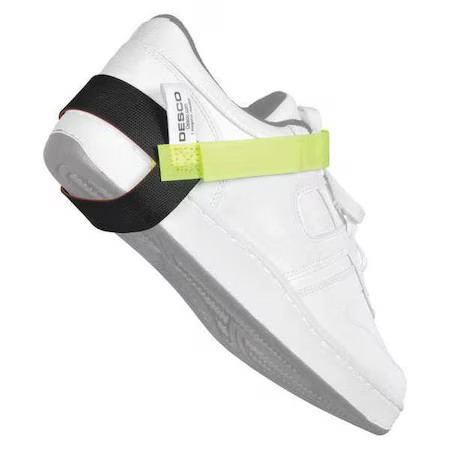 Desco 07599 Heel Grounder, 1 Meg, Lime Green Strap