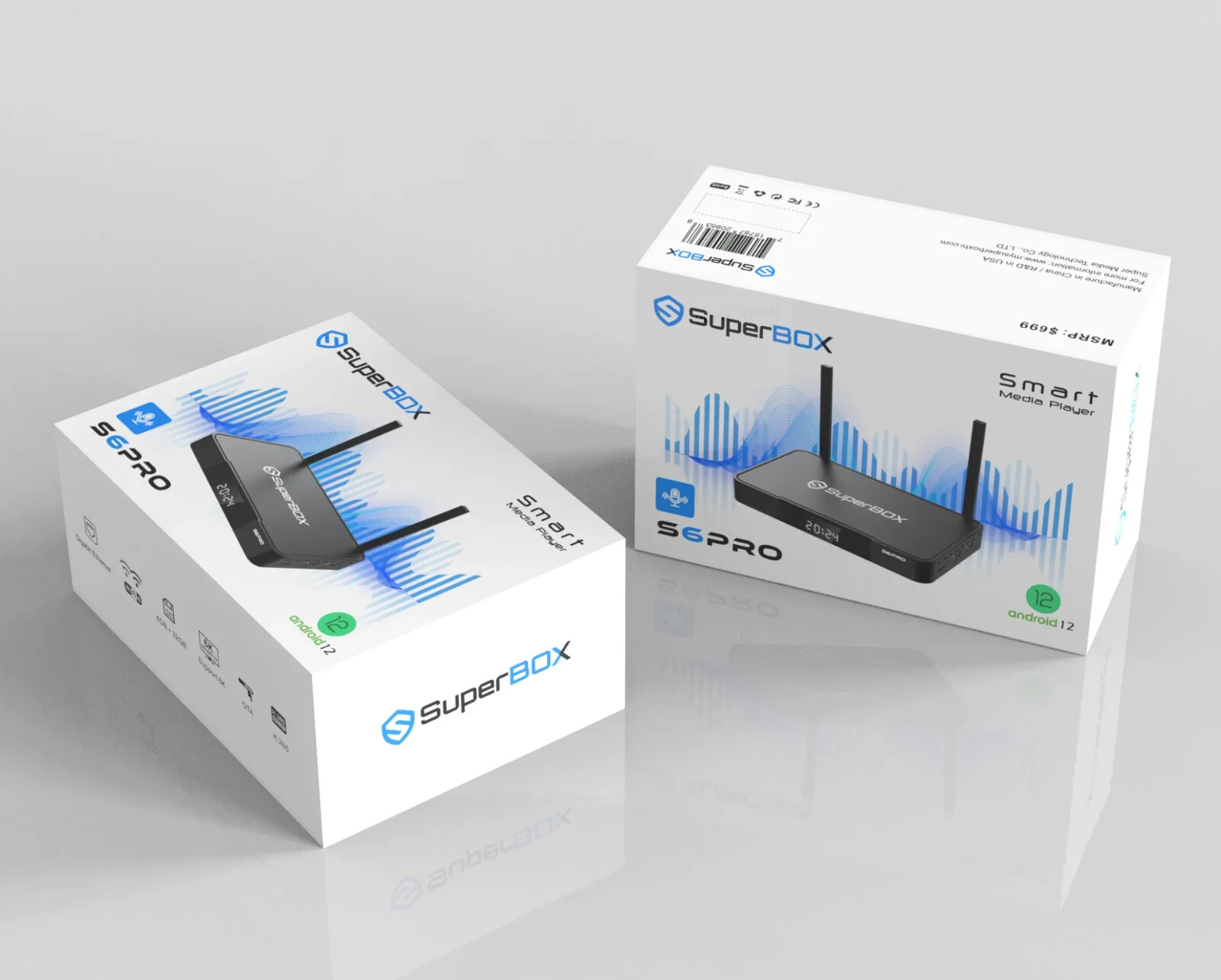 2025 NEW SuperBox S6 PRO TV Streaming Box - Authorized RESELLER