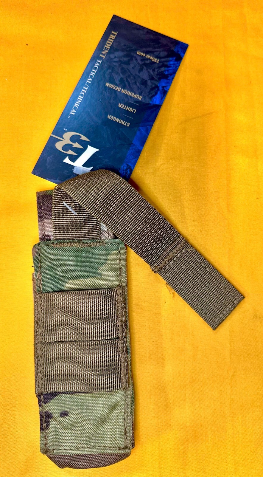 Tactical Molle Flashlight Pouch Crye Mult Torch Carry Case Single Magazine Pouch