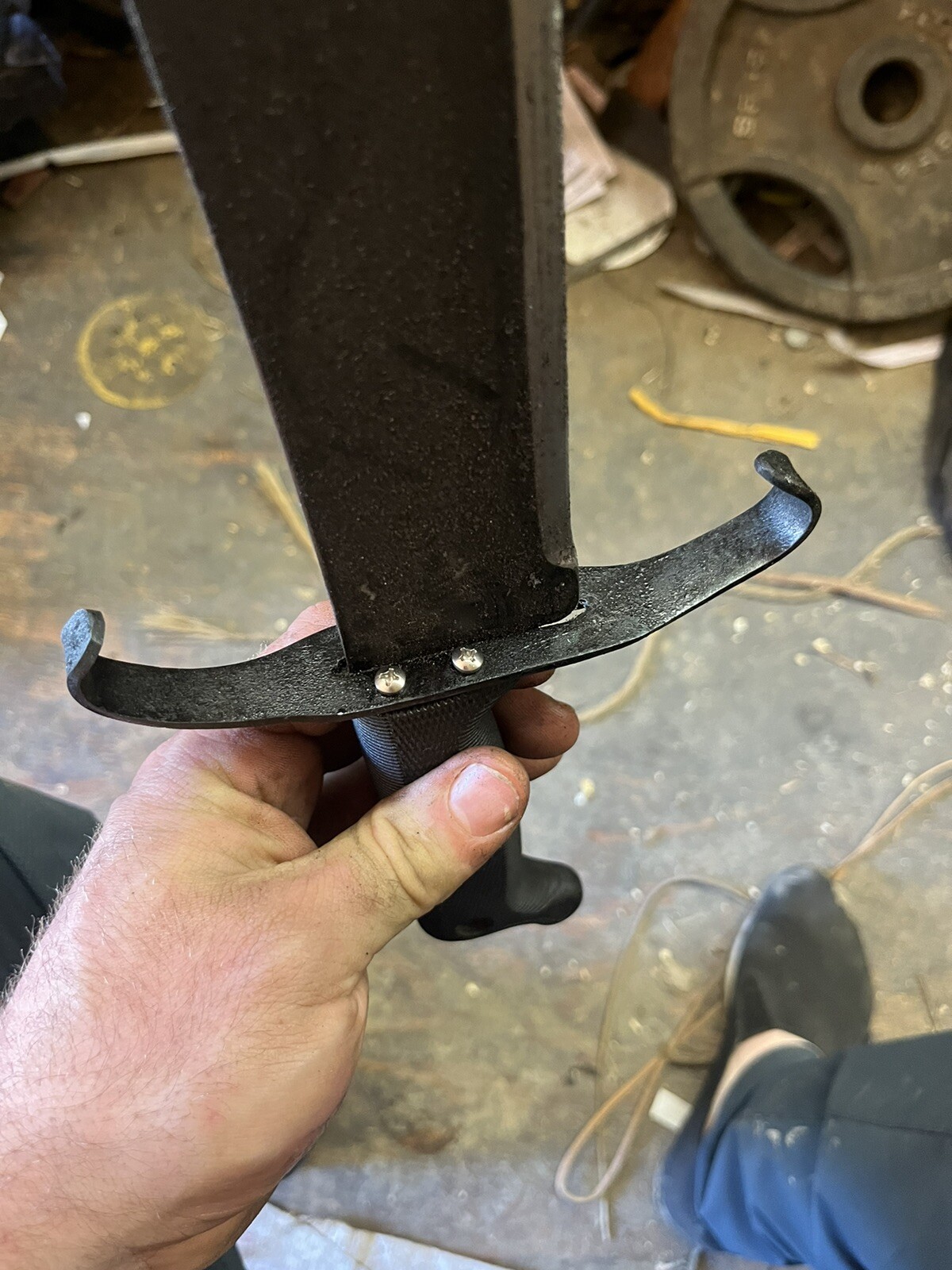 Custom Bart Moore Style Guard only for Cold Steel bowie machete 2.0