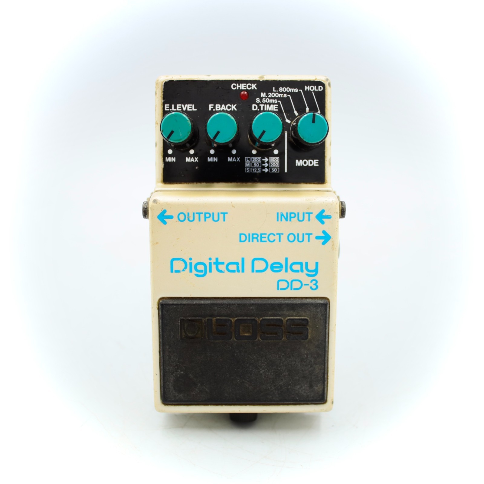 BOSS DD-3 Digital Delay Long Chip 1987 Made in Japan Blue Label 760700