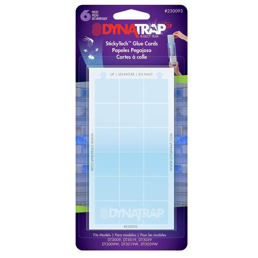 DynaTrap 230093 Replacement StickyTech Glue Cards for 6 Count, 6 Count