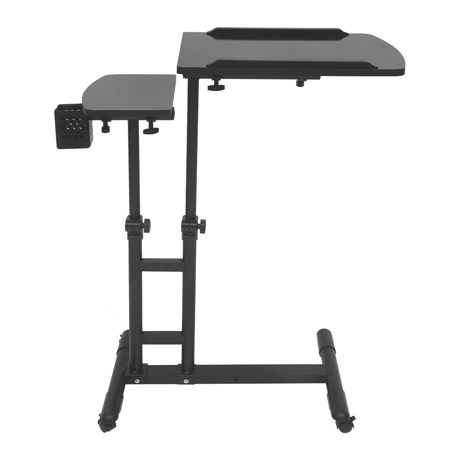 Side Table With Wheels Height Adjustable Computer Table Writing Table Free Stand