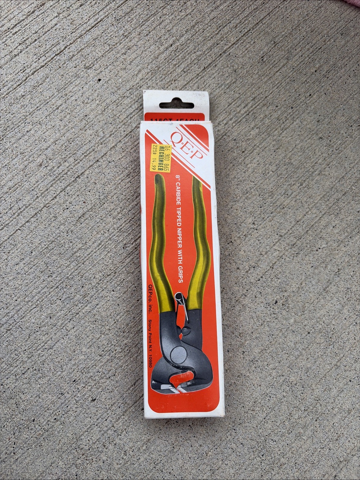 Q E P  # 115GT carbide   Tile Nippers . USA