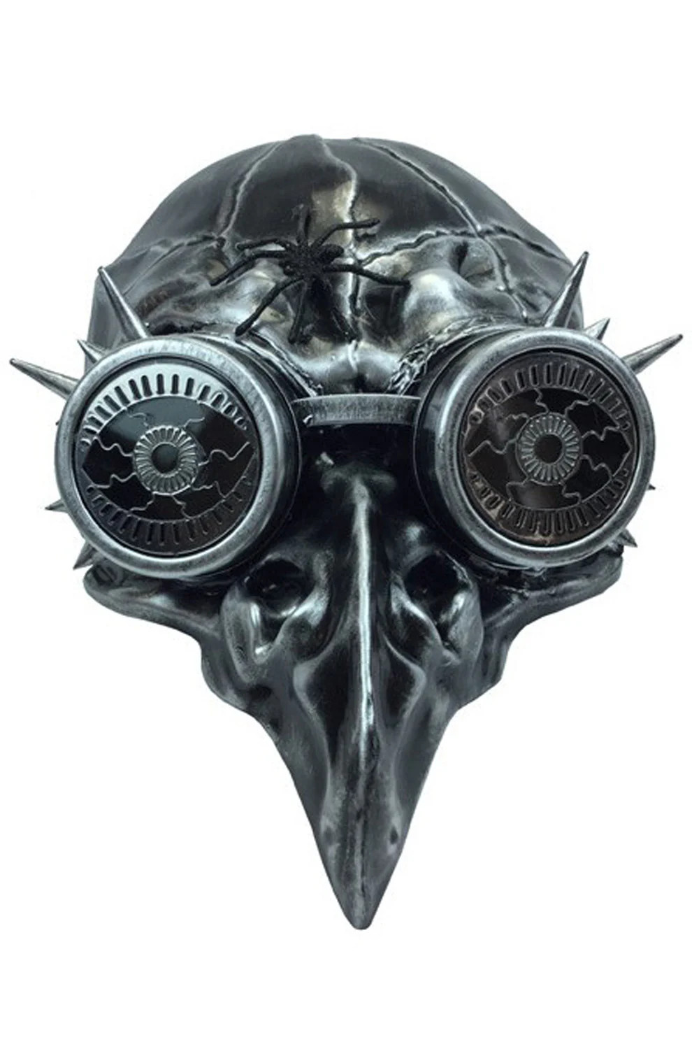Brand New Steampunk Fowl Mask Goggles (Silver)