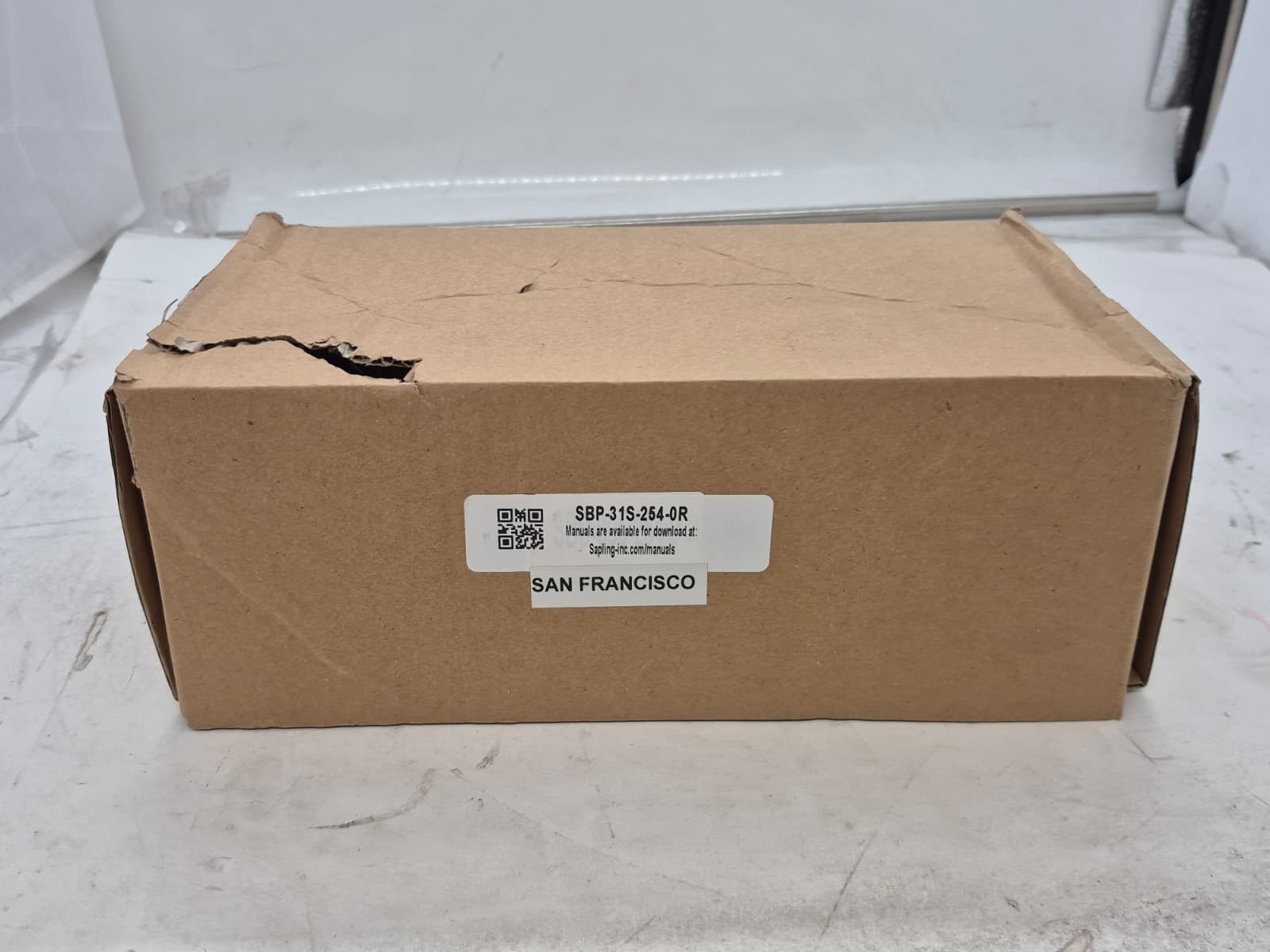 Damaged Box Sapling SBP-31S-254-0R Digital IP Clock - San Francisco Time