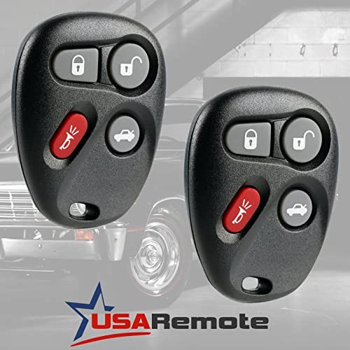 Replacement for 2001-2005 Chevrolet GMC 4-Button Keyless Entry Remote PN: Two