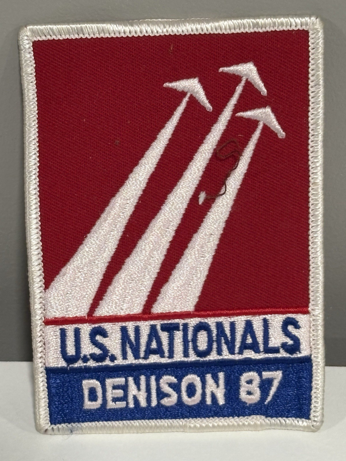 Vtg US National Aerobatic Championships Denison Texas Aviation 3" Patch 1H06
