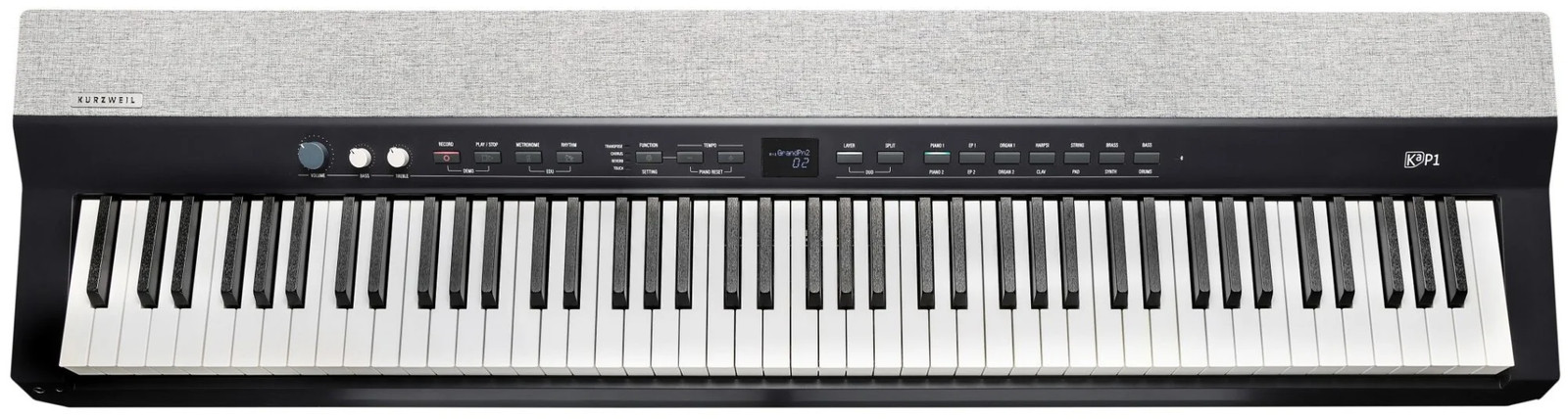 Kurzweil KA-P1 Ka P1 88-Key Weighted Hammer Action Digital Piano - White