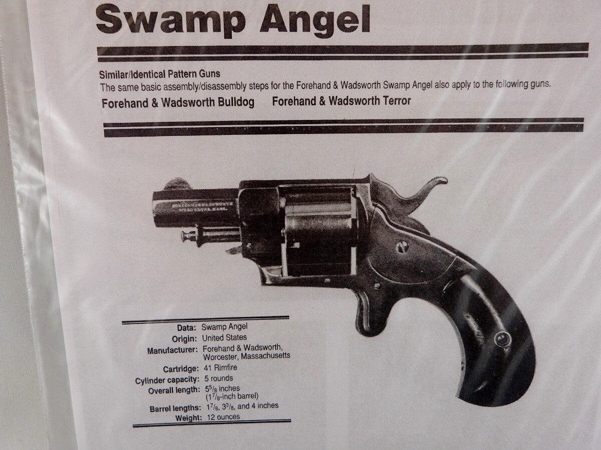 SWAMP ANGEL HAND GUN BREAK DOWN INSTRUCTION KIT