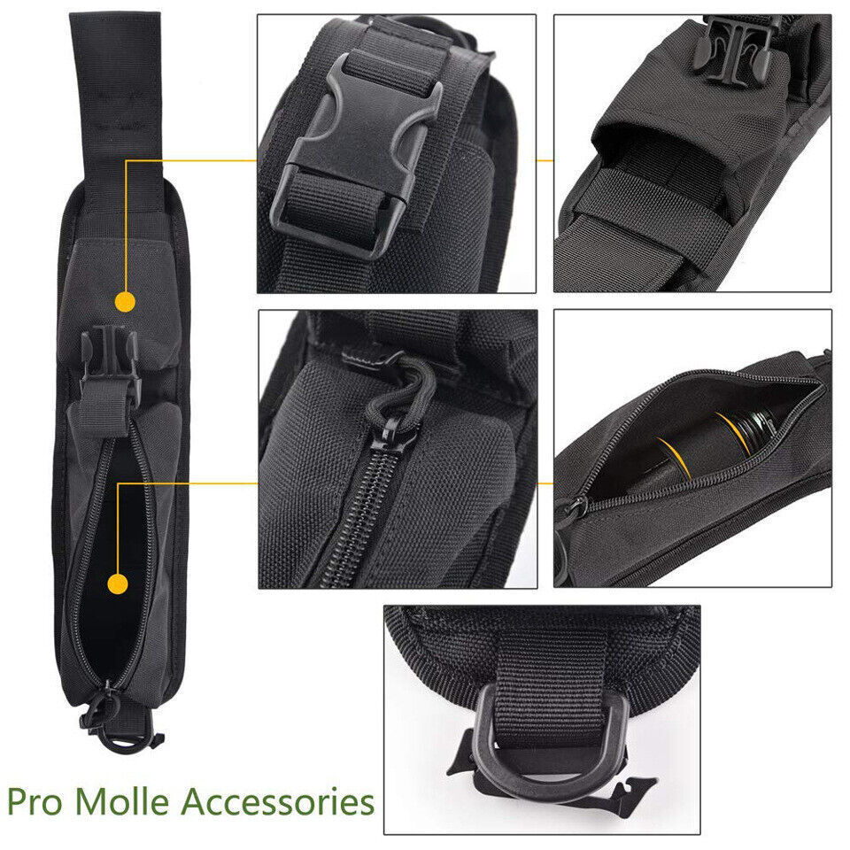 Tactical Molle Accessory Pouch Backpack Shoulder Strap Bag Additional Tools Bags