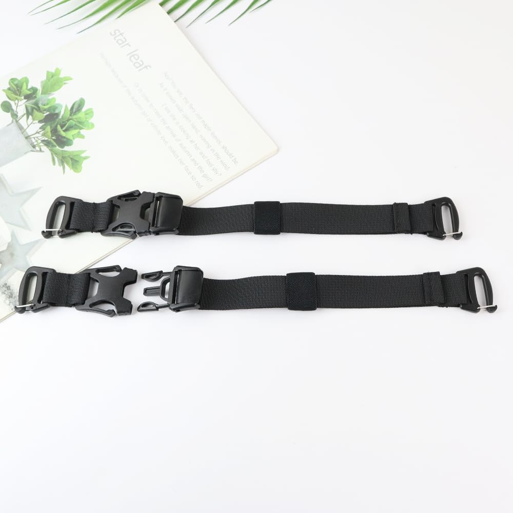 Tactical Molle Backpack Straps Set, Tie down Straps Adjustable Nylon Attachment