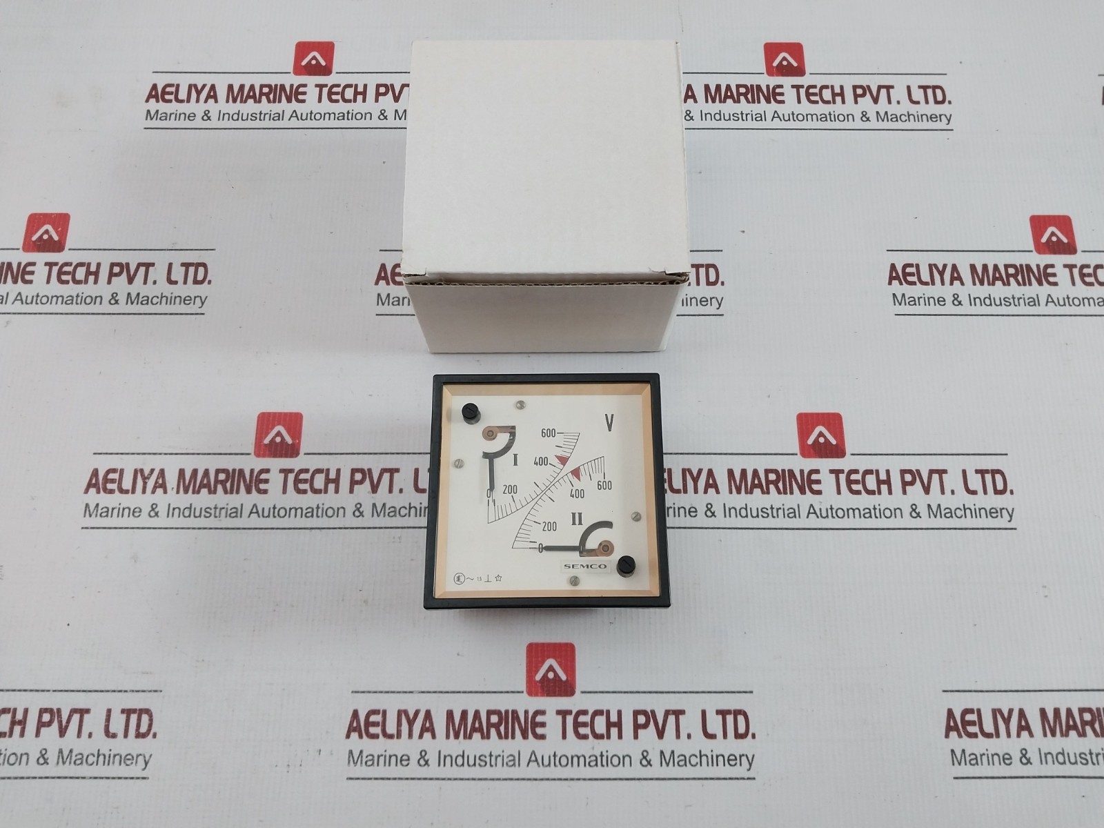 SEMCO Double Voltmeter 0-600 V