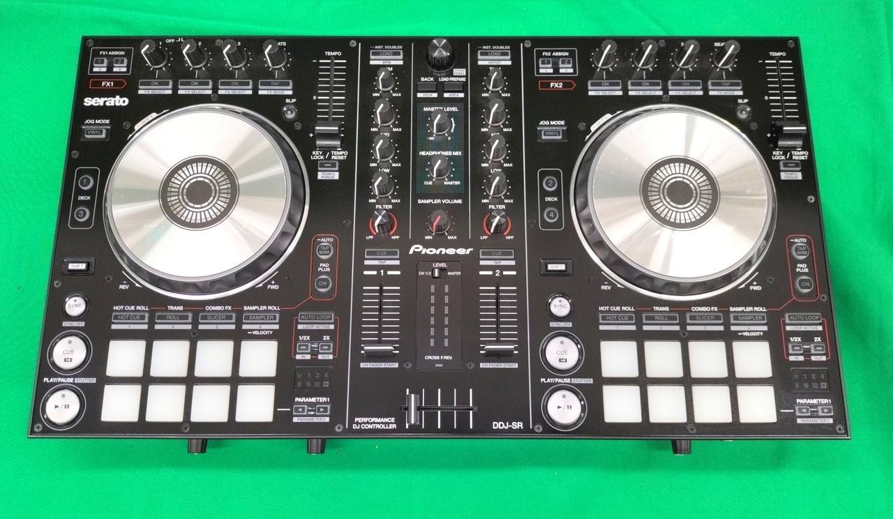 Pioneer DDJ-SR 2-Channel 4-Deck DJ Controller for Serato Used Tested