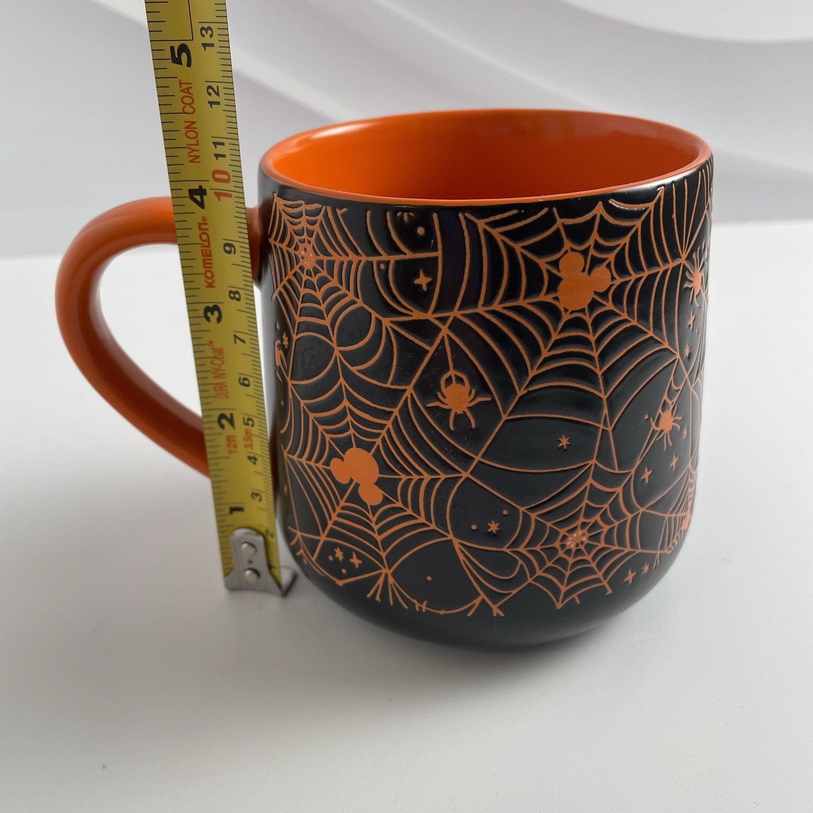 Disney Mickey Mouse Halloween Spiderweb Ceramic Mug 2022 Zrike Brands 14oz