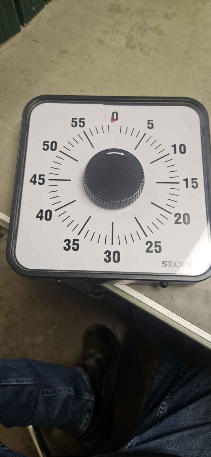Secura 60-Minute Visual Countdown Timer, 7.5-Inch Oversize Classroom-Brand New!!