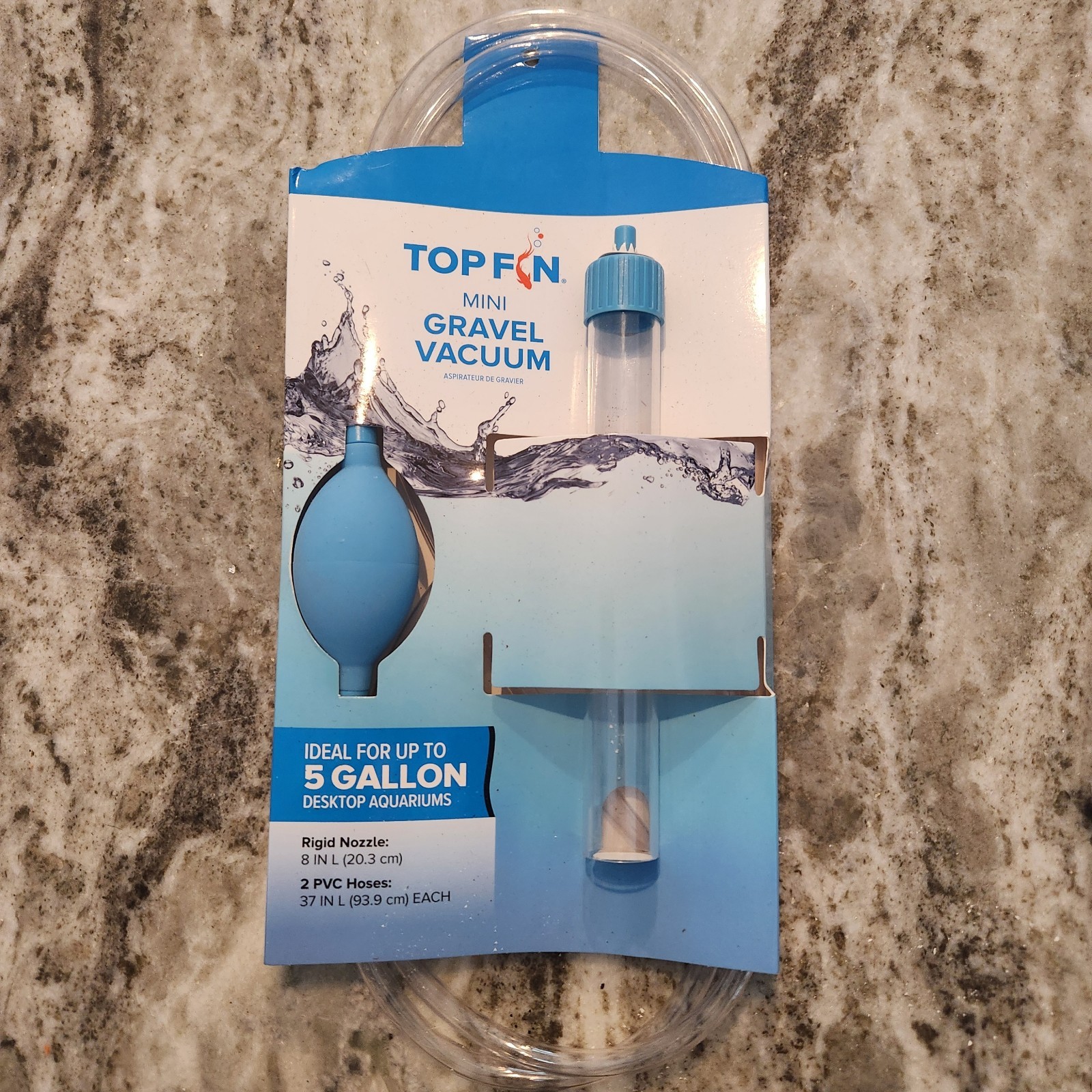 Top Fin Mini Gravel Vacuum Ideal For 5 Gallon Aquariums BRAND NEW