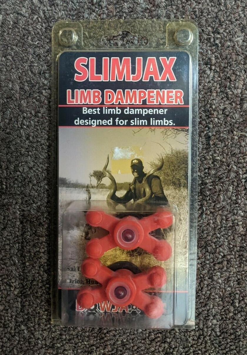 BowJax SlimJax Limb Dampener for Compound Bow in Red