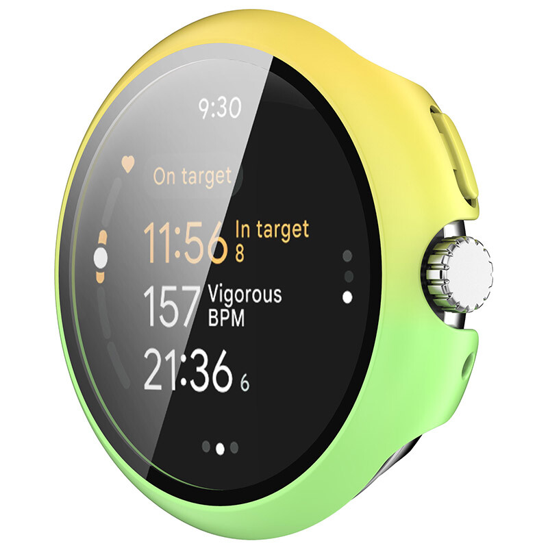 For Google Pixel Watch 3 41/45MM Full Screen Protector Tempered Glass Case Cover